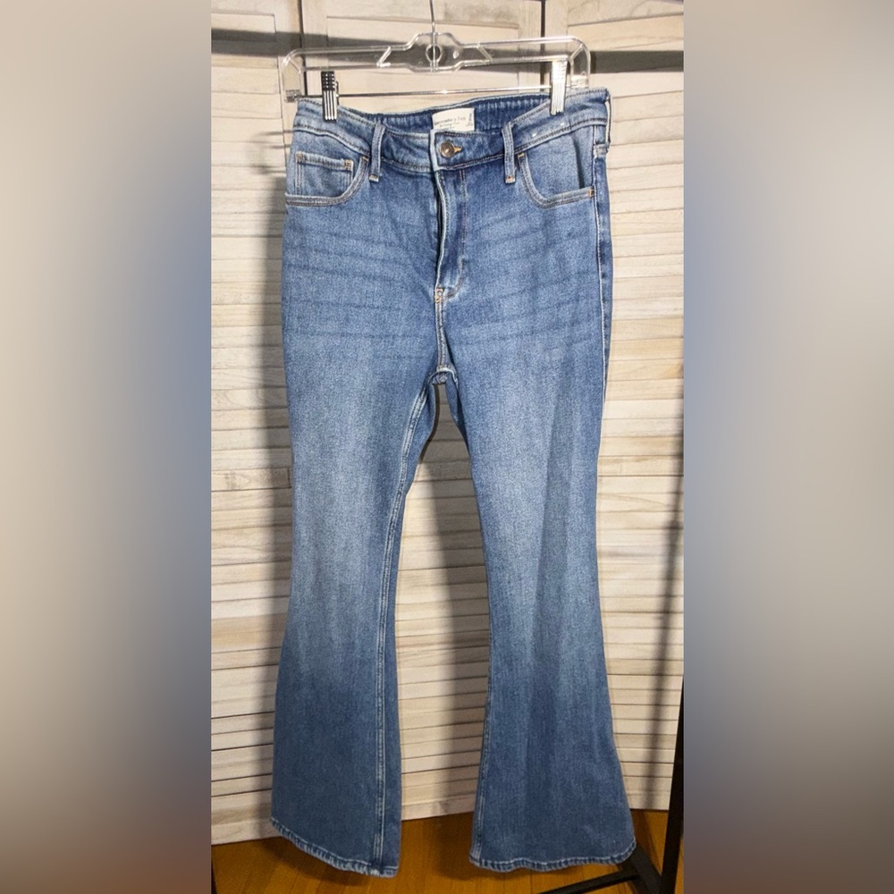 Abercrombie & Fitch Medium Blue Flare Jeans